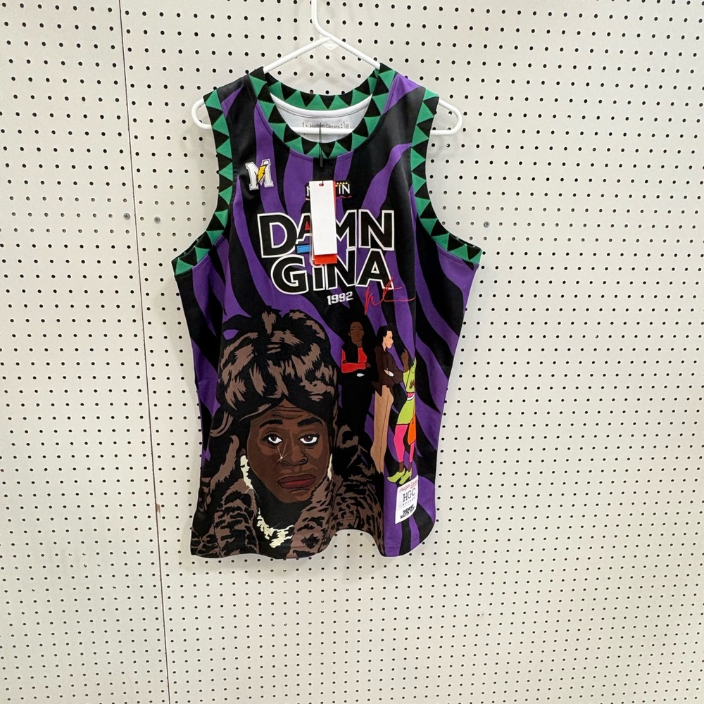 DAMN GINA SHENENEH BASKETBALL JERSEY Size XXL  Headgear Classics 
BRAND NEW